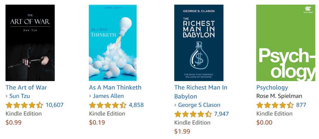 cheap free books on Amazon